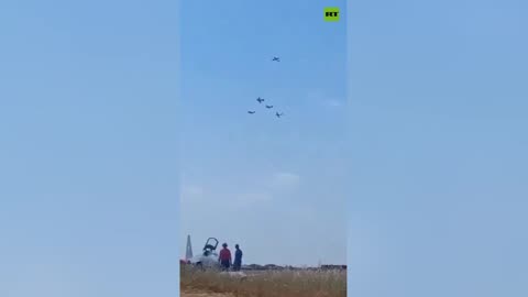 Planes collide at airshow in Portugal