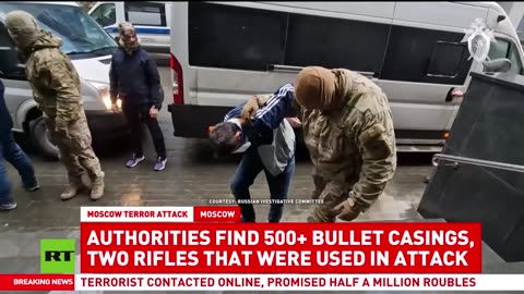 Two rifles, 500+ bullet casings found at site of Moscow terror attack
