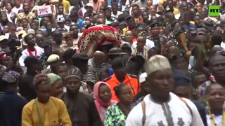 Osun-Osogbo water festival takes place in Nigeria