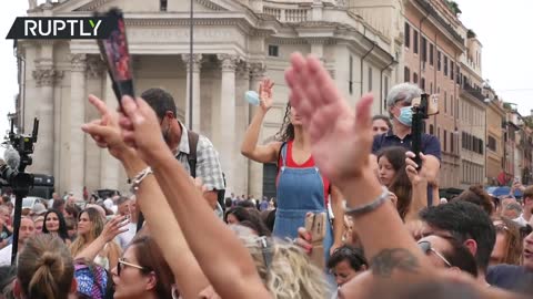 ‘Draghi Like Hitler’ | Protesters slam Italian PM for introducing Covid health pass