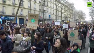 Climate activists hit Paris' streets