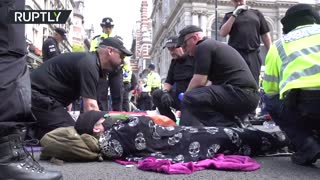 XR Activists Use Lock-on Devices to Block London Roads and Junctions