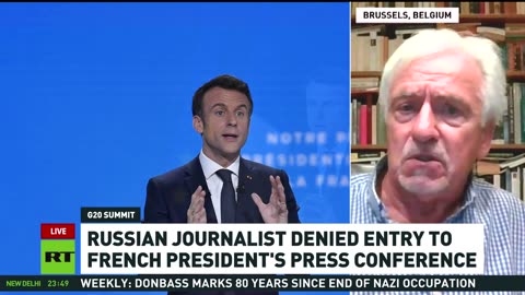 Luc Rivet on Russian journalist being denied access to G20 press conference