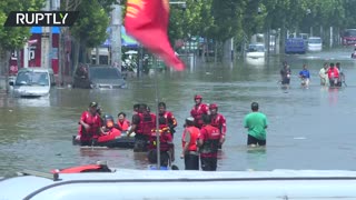 Rescue operation continues after record-breaking Henan floods
