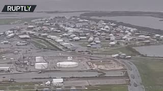 Scale of Hurricane Ida destruction filmed from above
