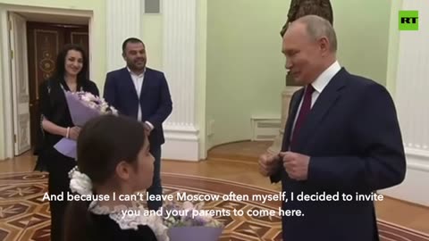 Putin greets family in person after daughter got upset at not seeing the President in Dagestan