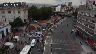 Mexicans march through capital marking 1971 student massacre anniversary