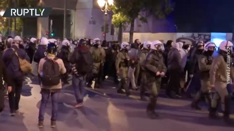 Protest in Athens ends with clashes
