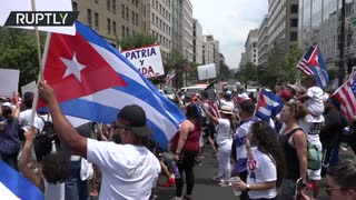 'Biden, we need your help' | Hundreds march at 'Free Cuba' rally in DC