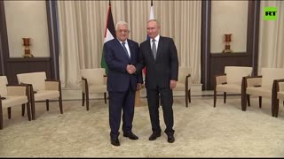 Putin meets with Palestinian President Abbas in Moscow