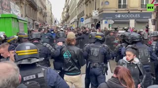 Riot Police Face Off With Yellow Vests in Paris