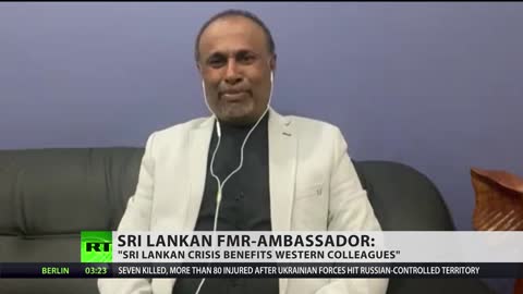 'Sri Lankan crisis benefits West' - Sri Lankan fmr-ambassador