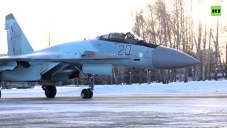 Su-35S Crews Continue Relocating to Belarusian Airfields