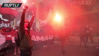 Tense clashes break out at 1973 Coup anniversary protests in Santiago