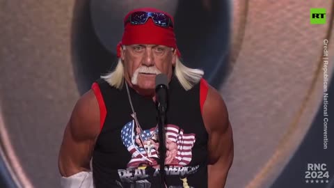 WWE? RNC! Hulk Hogan HULKS OUT ahead of Trump's speech to the Republican National Convention