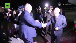 Putin arrives in Belarus on two-day visit