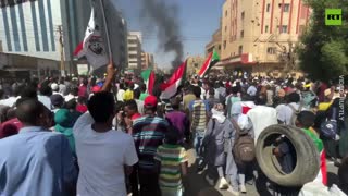 Sudanese anti-military protesters teargassed