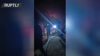 COVID hospital erupts in flames in North Macedonia leaving at least 10 dead