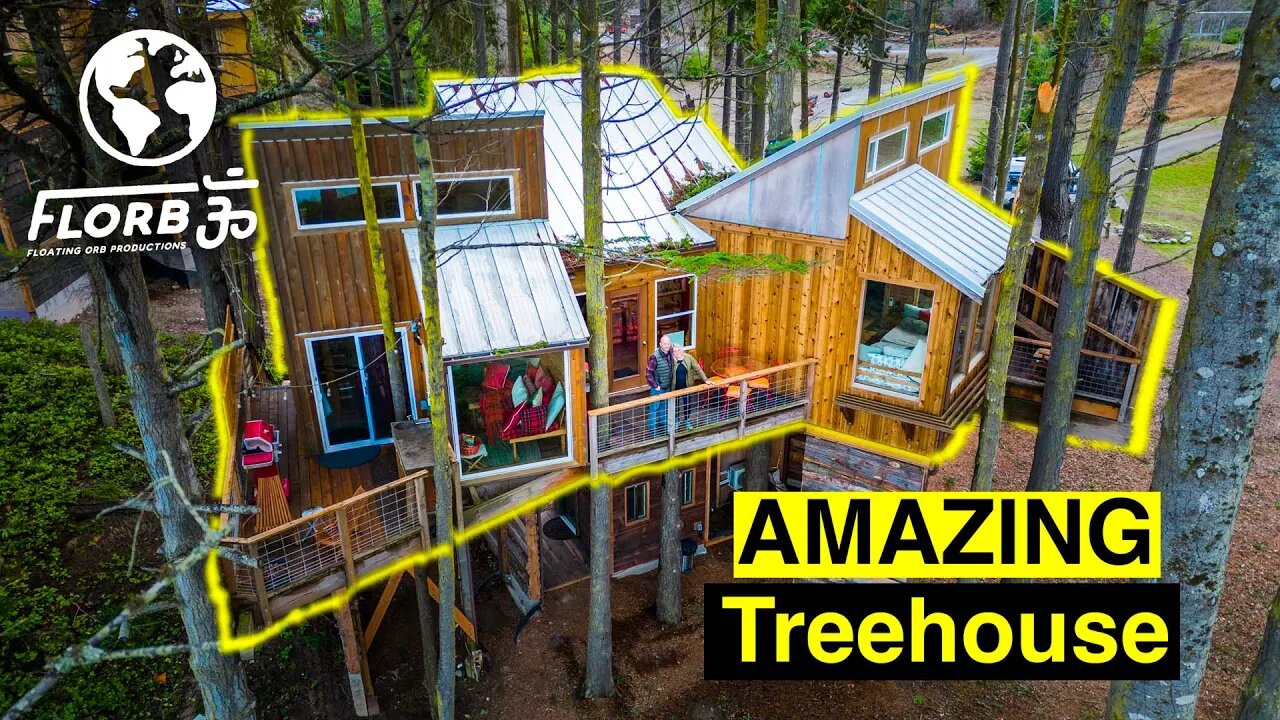 Familys Luxurious Treehouse is a Castle in the Sky