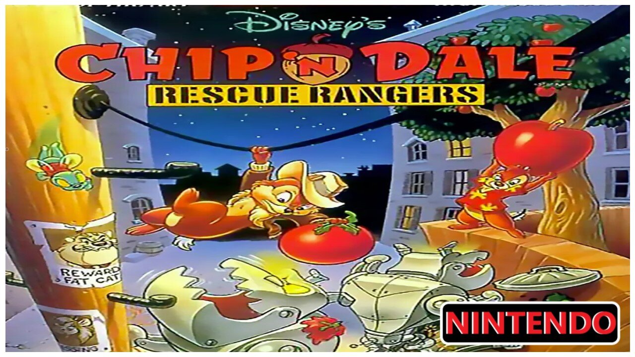 Start to Finish: Disneys Chip n Dale: Rescue Rangers gameplay for Nintendo - Retro Game Clipping