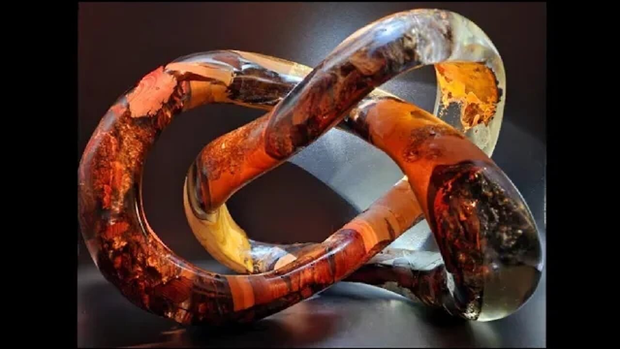 Infinity Boa wood and resin power carving, resin art demonstration by Dan Preece. Artforour.org