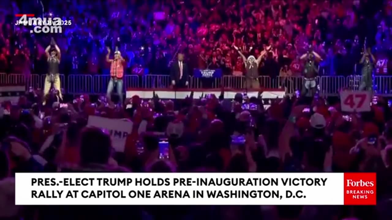 Bài phát biểu của TT Trump ngày 19/1/2025