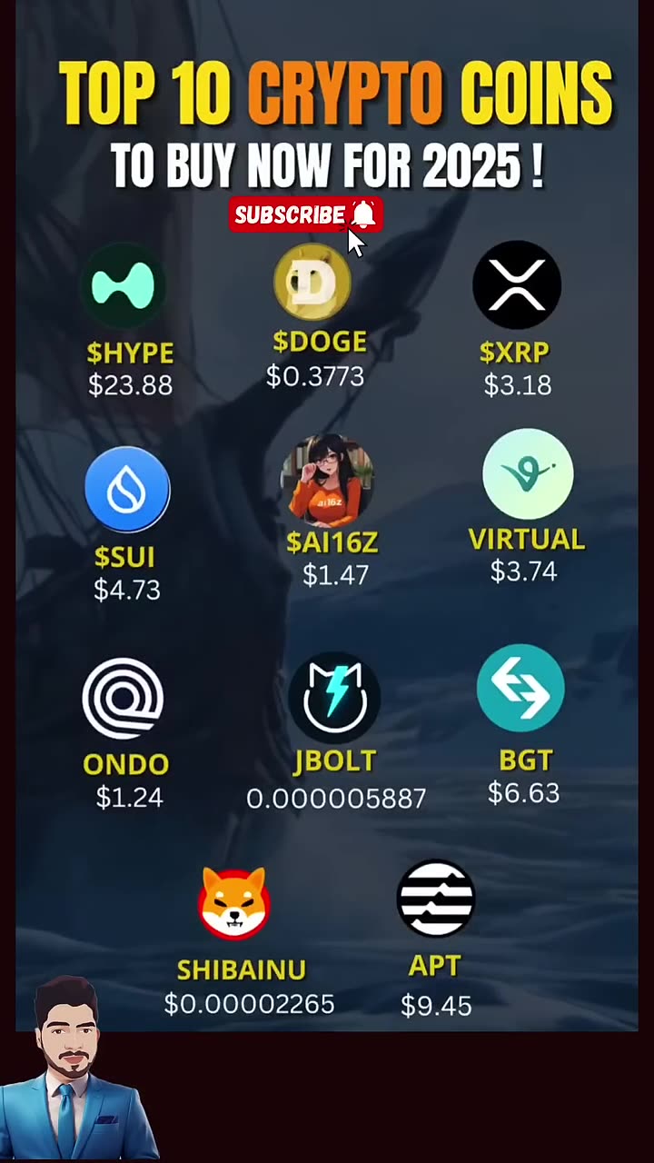 Top 10 Crypto Currency 💵🔥🚀 #cryptocurrency #bitcoin #shibainucoin #dogecoin #memecoin