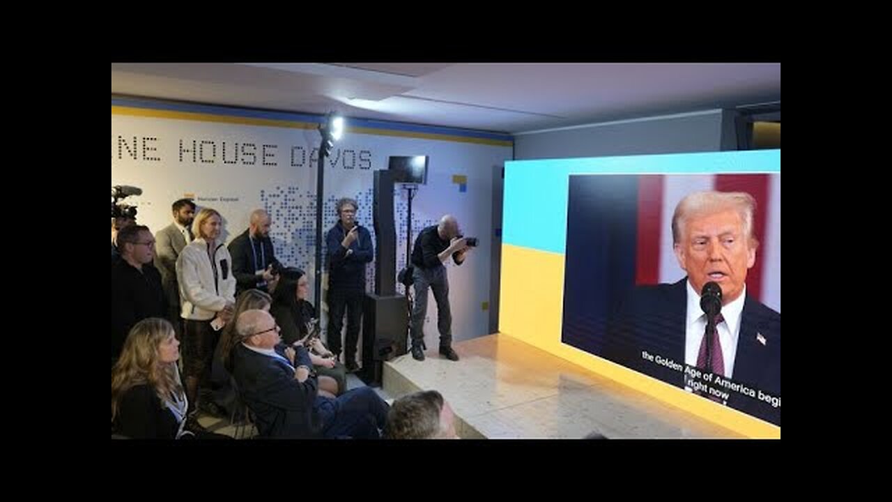 NOTIZIE DAL MONDO I partecipanti del World Economic Forum di Davos,in Svizzera 2025 assistono allinsediamento di Donald Trump alla presidenza americana,sì di aver perso 3 anni di guerra contro la Russia...prrrr