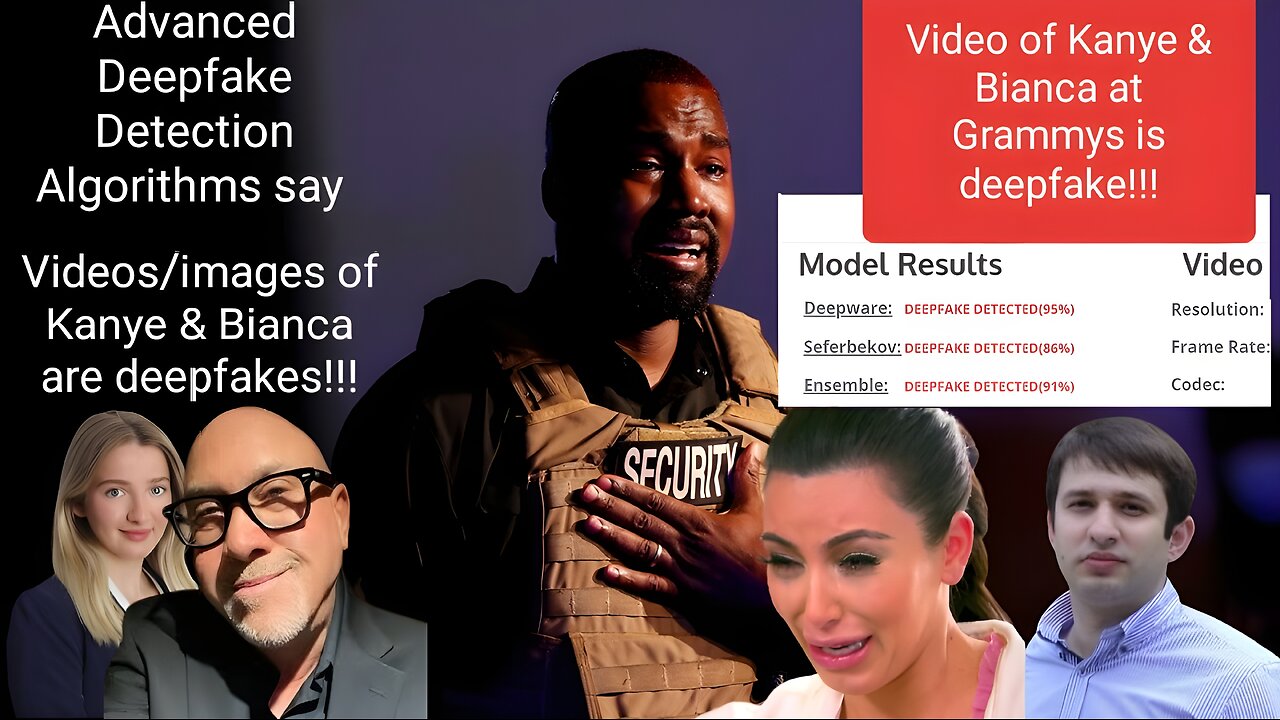 Advanced Deepfake Detection AI says: Kanye West & Bianca Censori Videos and Imagery are Fakes