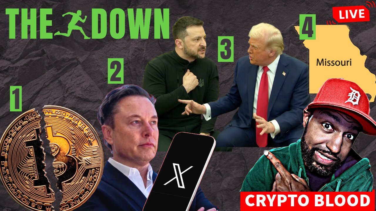 Bitcoin Broken, X Down, Zelenskyy FINALLY Bows to Trump, Missouris Get Back on COVID!