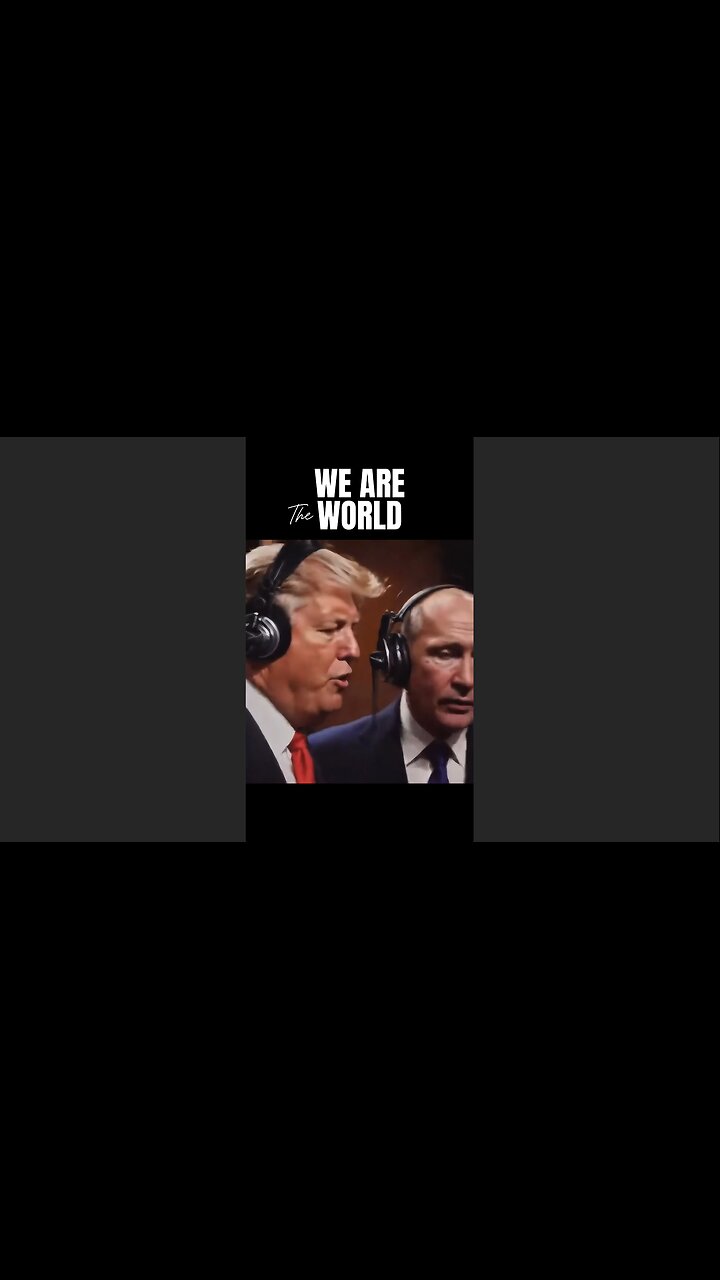 We are the World! #Putin #Trump #music #peace #foryou