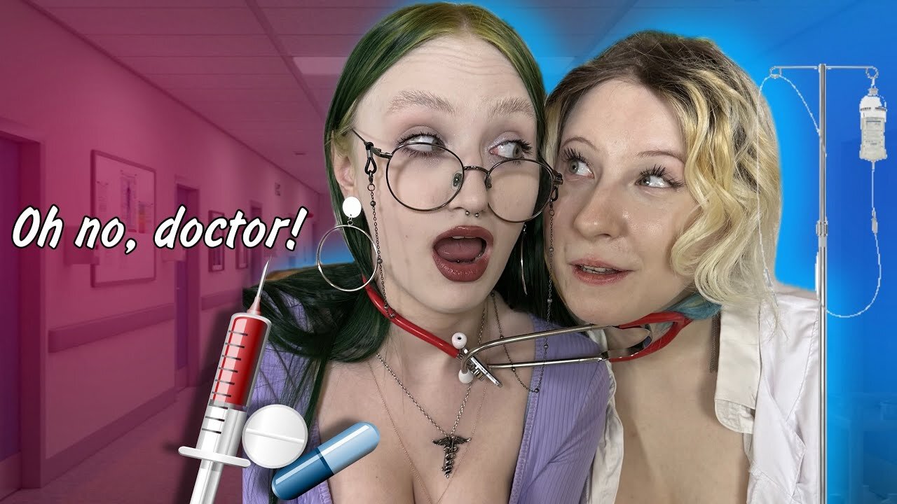Dr. Patient Role Play: Interesting reception at the Doctors with a BIG injection!