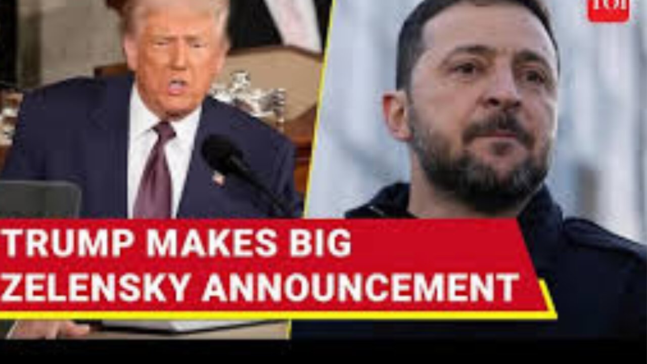 Trump Launches Blistering New Attack On Zelensky; You Cannot Do That... | Russia-Ukraine War
