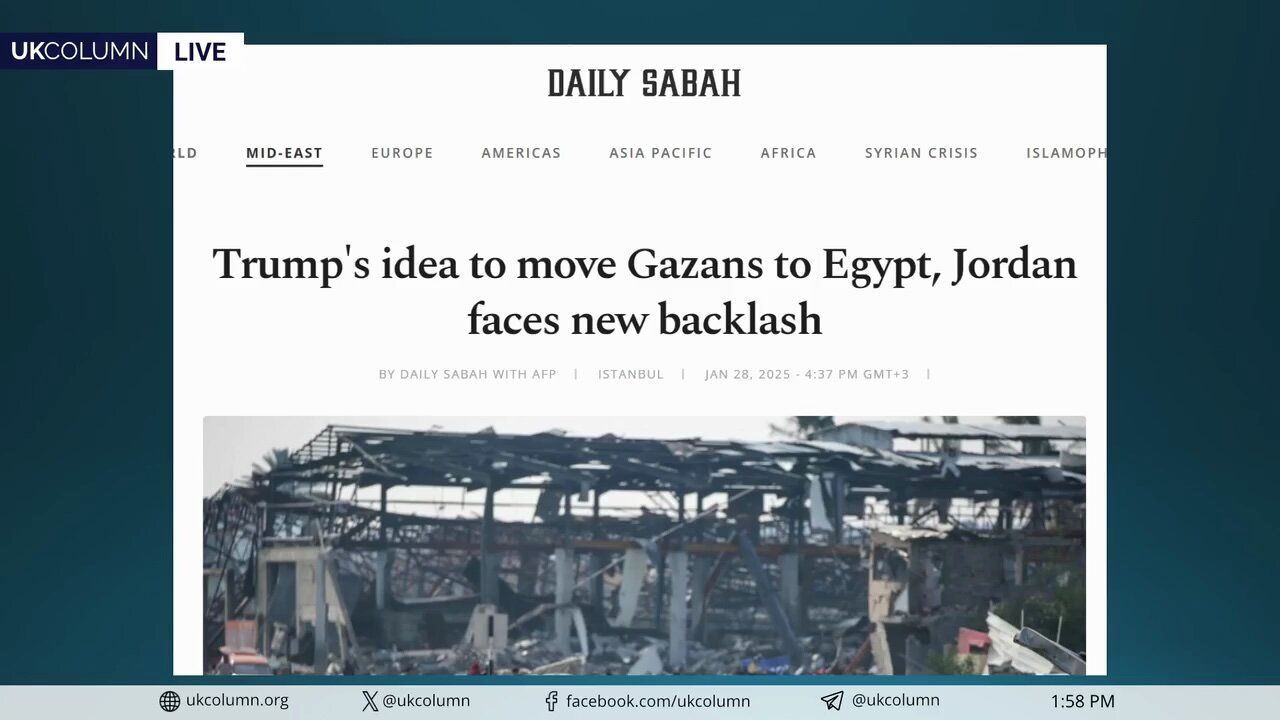 Trumps Gaza Exodus Plan: Profiteering or Peacekeeping? - UK Column News