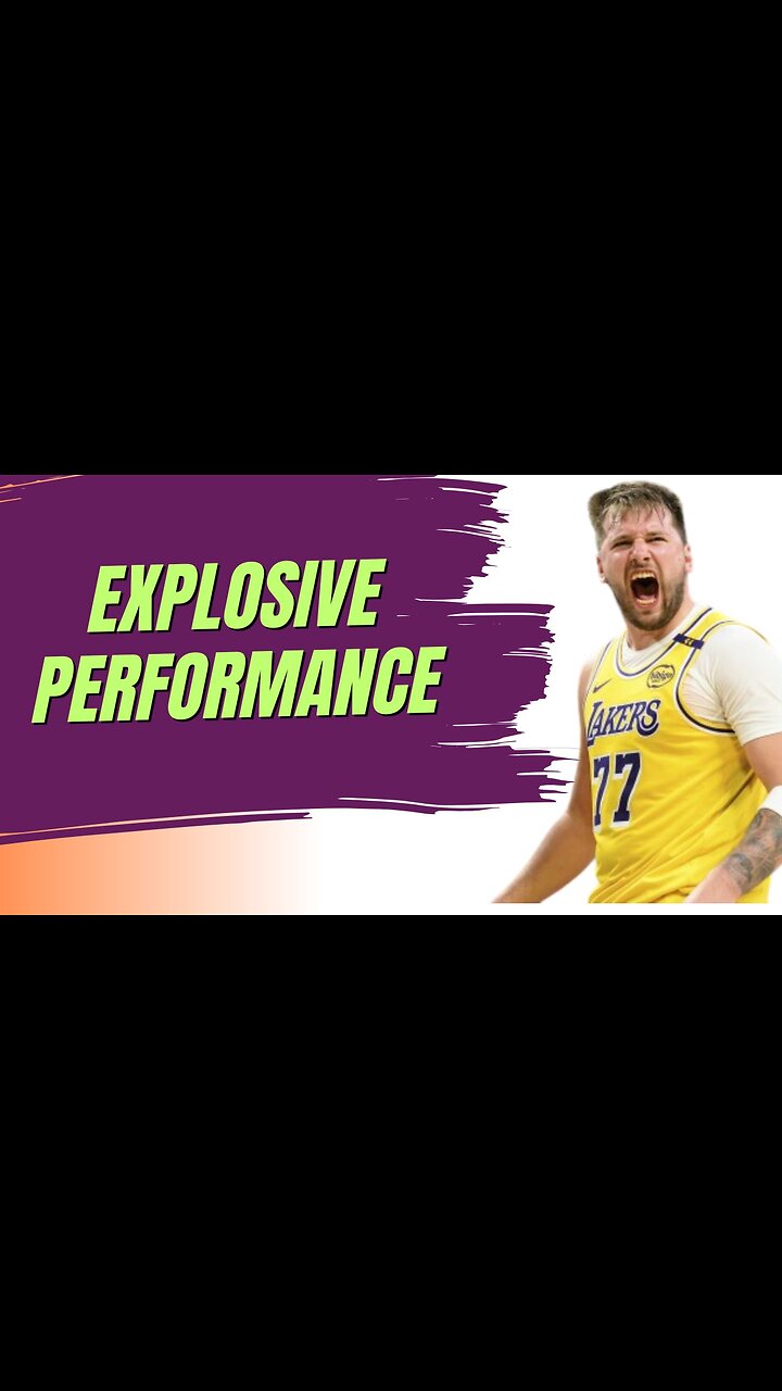 Luka Dončić first big performance for Lakers