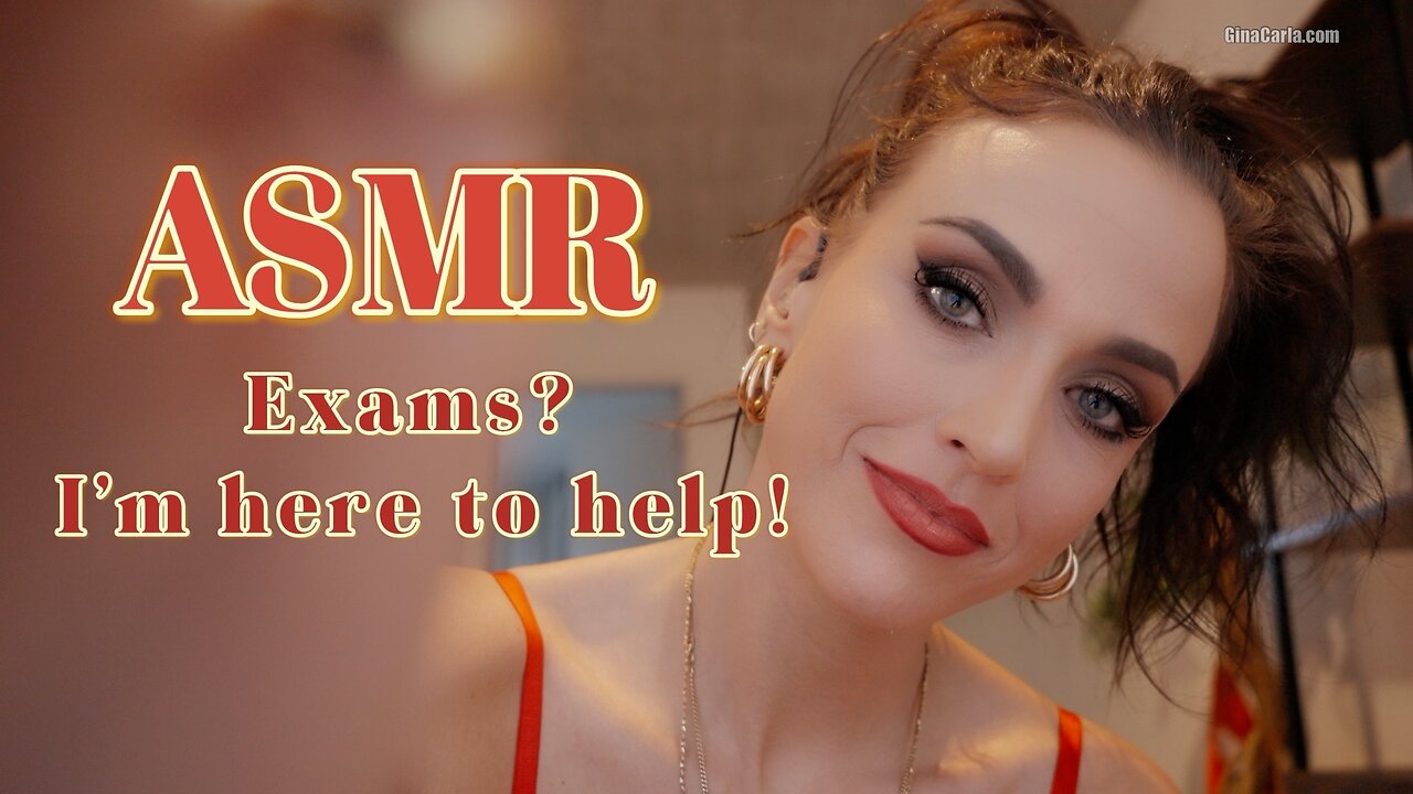 ASMR Gina Carla 👩‍💻 Its Ok! Sh...! Exams Special!