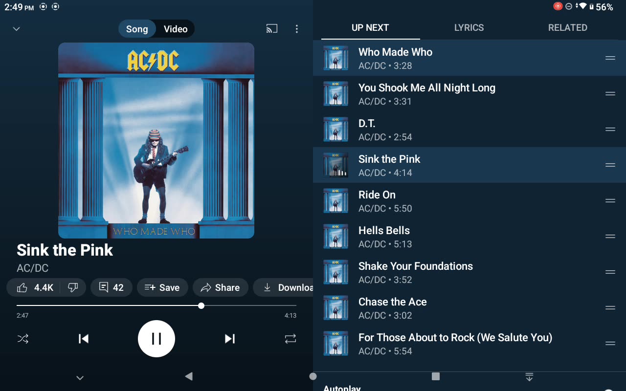 AC/DC Who Made Who Full Album
