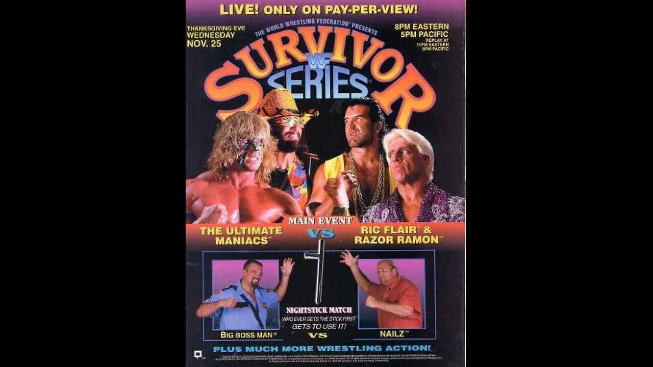 WWF Survivor Series 1992 Full PayPerView