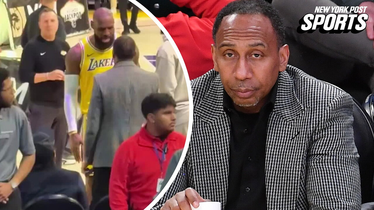 LeBron James scolds ESPNs Stephen A. Smith in stunning scene after Lakers game