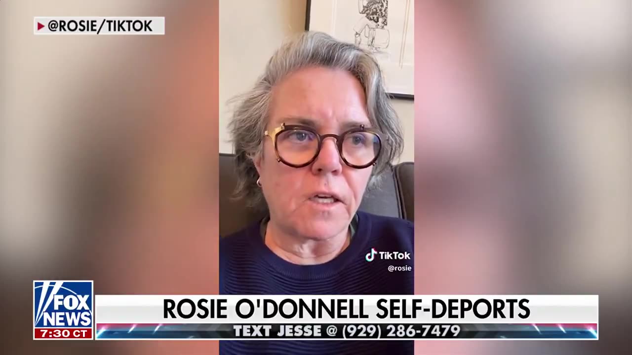 WINNING: Rosie ODonnell Has FLED the U.S.