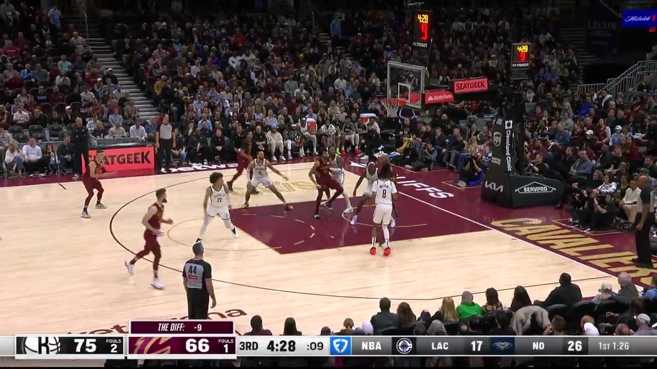 NBA - 15-4 run for the Cavs ๐ Cleveland climbing back seeking 15 wins in a row.