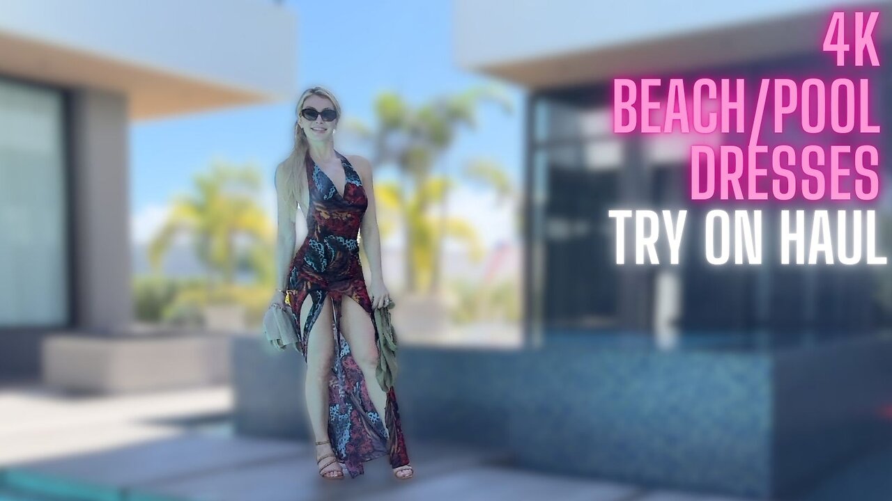 4K BEACH/POOL DRESSES TRY ON HAUL | TAYLOR SKULLY