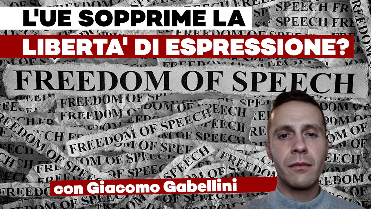 GEOPOLITICA e CENSURA, perché lUE SOPPRIME la LIBERTA di ESPRESSIONE? ft G. Gabellini