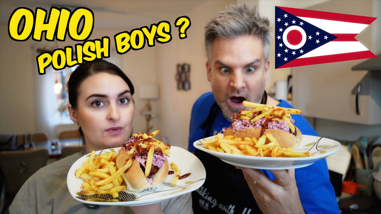 Brits Make Ohio Polish Boys for the First Time, Using Mr. Hs Smoked Sausages!