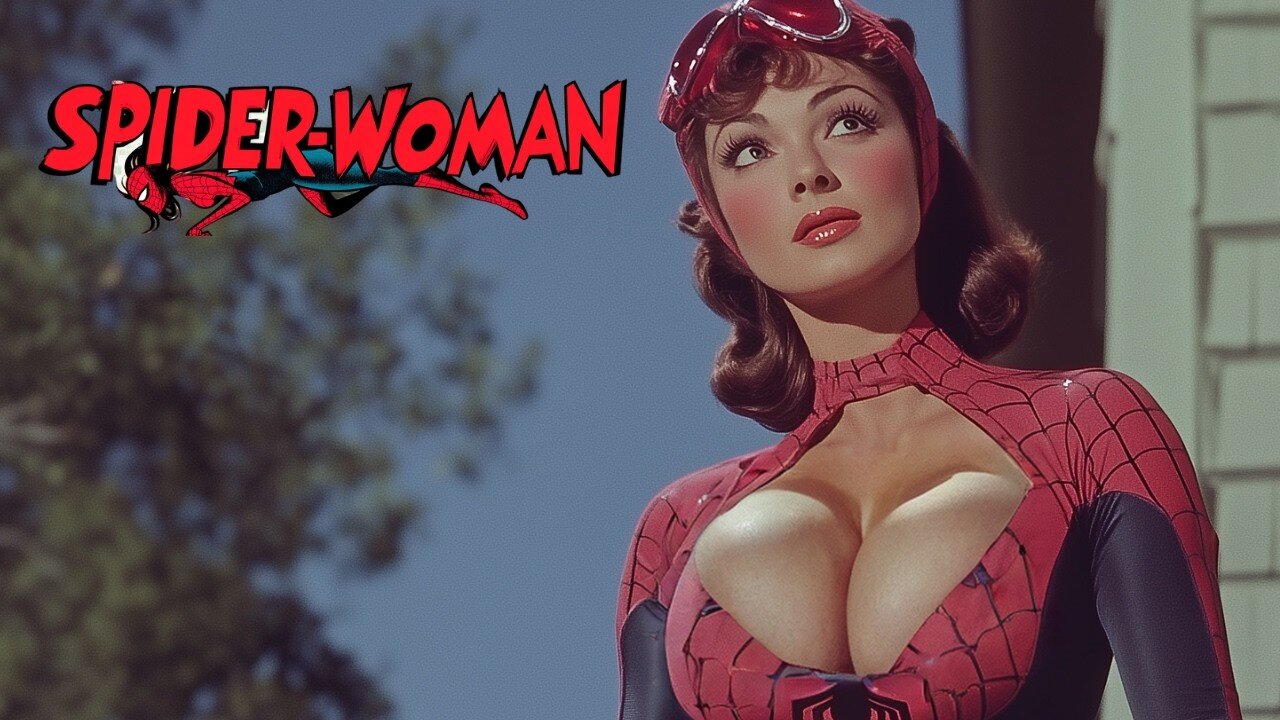 SPIDER-WOMAN- 1950s Super Panavision 70