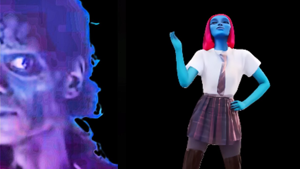 👽🕺 K-pop alien takes on MJs iconic moves and dances through Thriller! QuickSavant.com