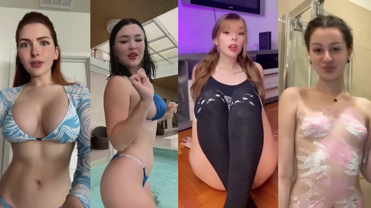 Babes compilation 12 - Big bank tiktok challenge ❤️‍ClipchampGirls 2025