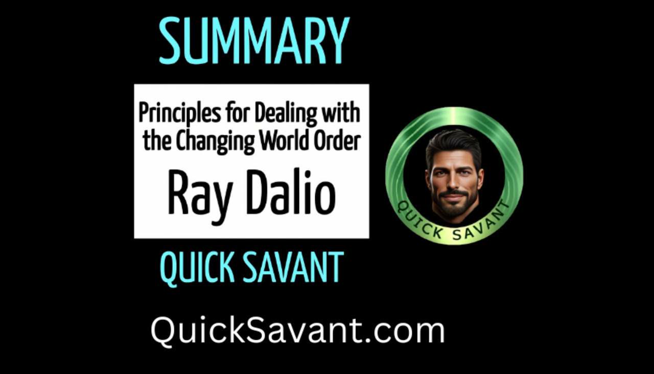 Must read Summary: #RayDalio #Principles #Invest #Leadership #Success #Finance #personalgrowth $5