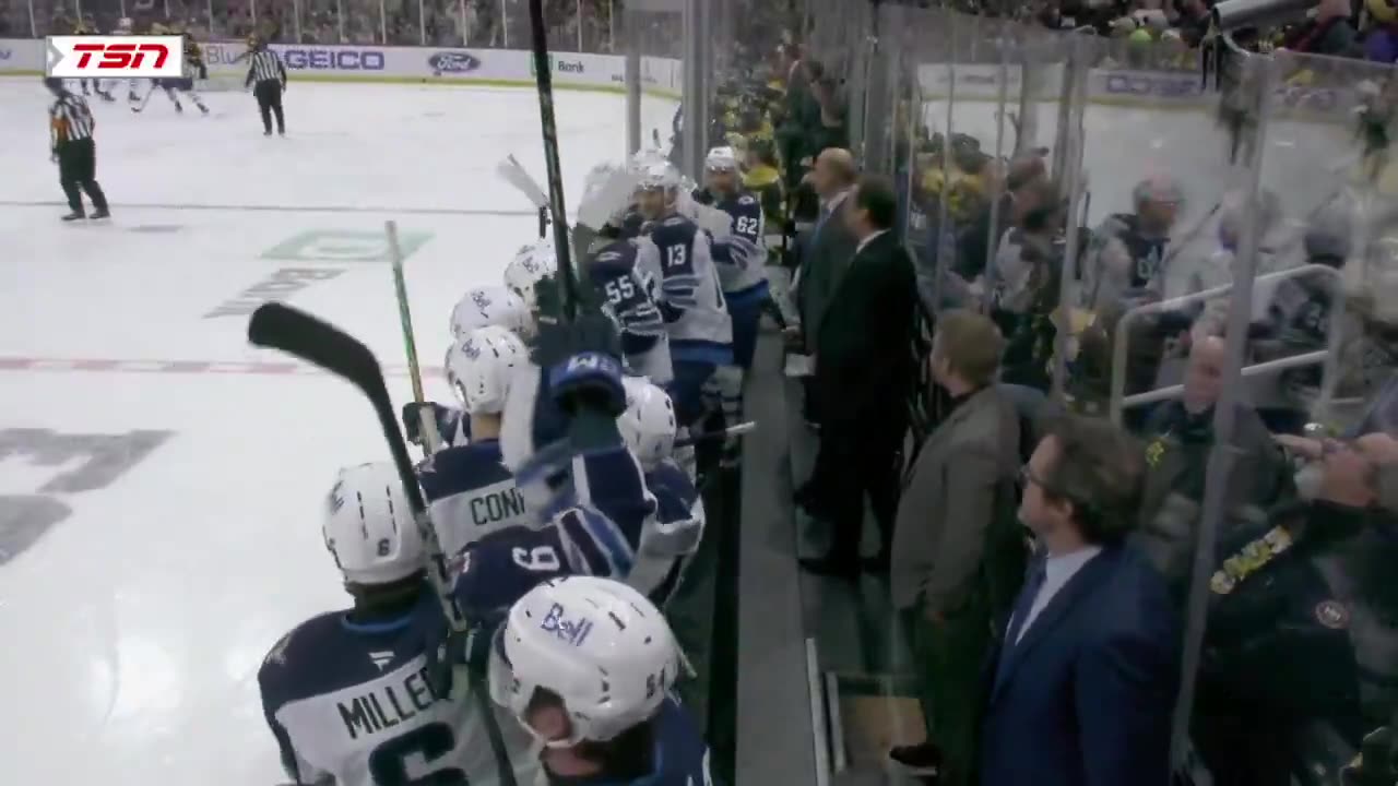 NHL - In his first NHL game, playing against his childhood team ๐