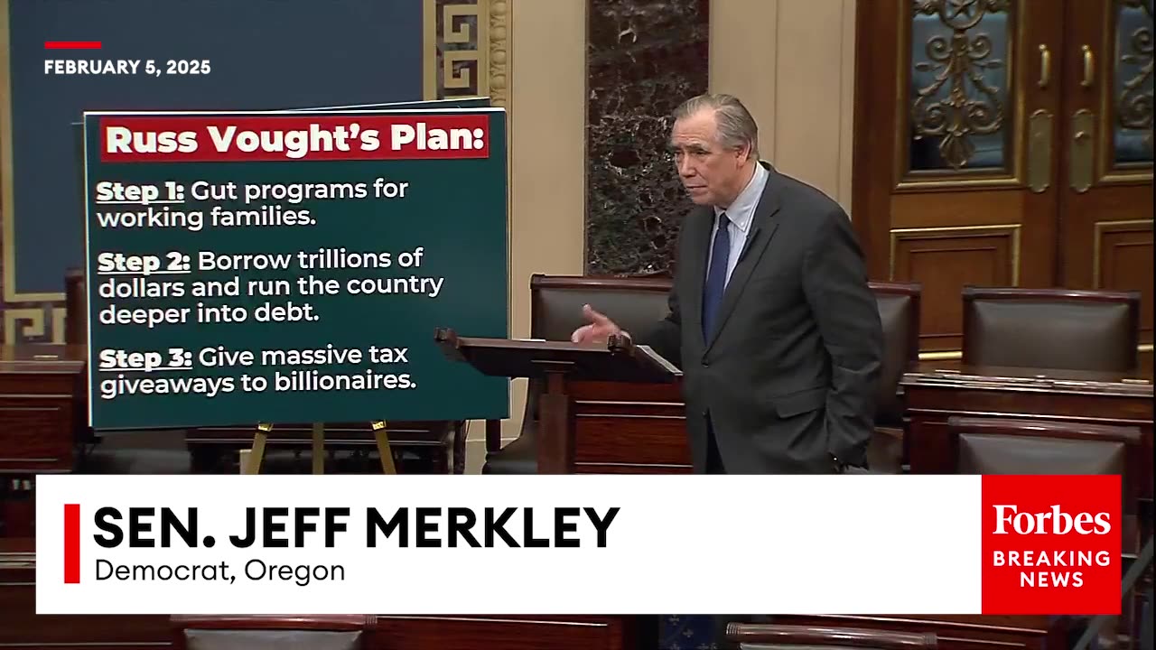 Jeff Merkley Delivers Epic Takedown Of Project 2025 Mastermind And Trumps OMB Nom Russell Vought